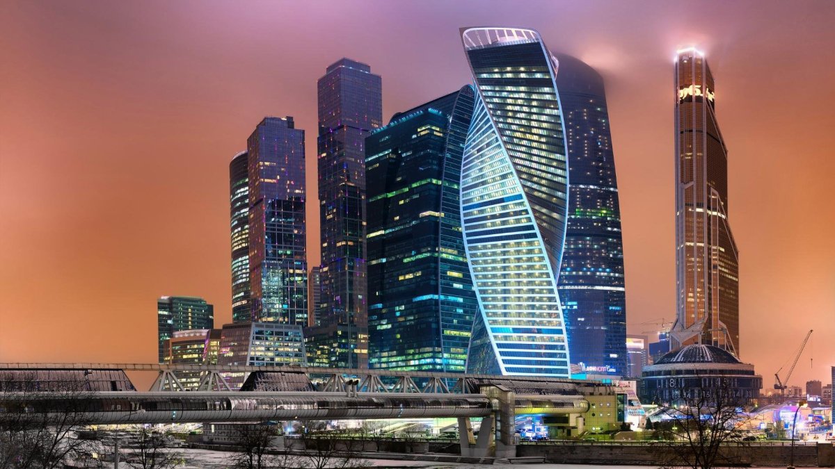 Москва Сити 8к