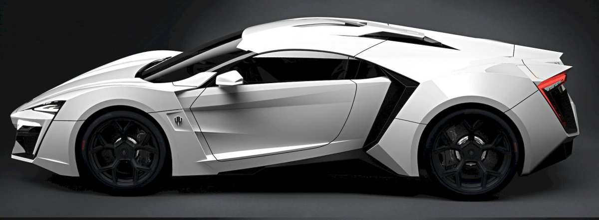 Lykan Hypersport из бумаги