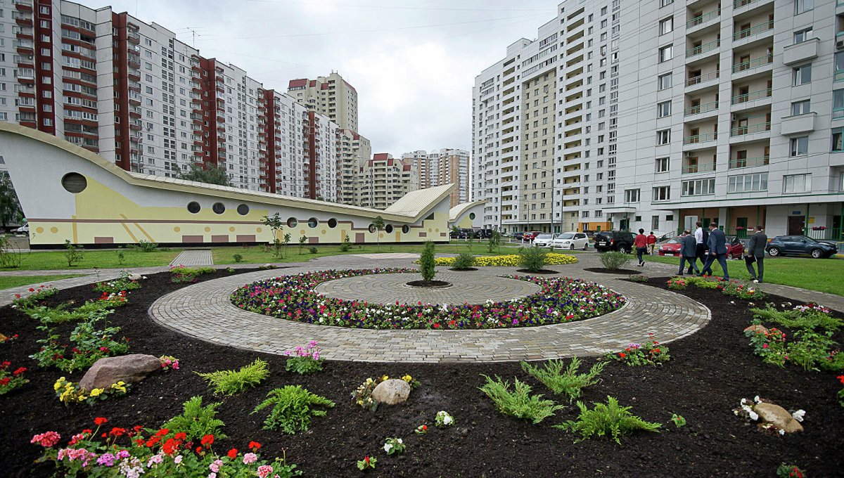 Красивые дворы Москвы