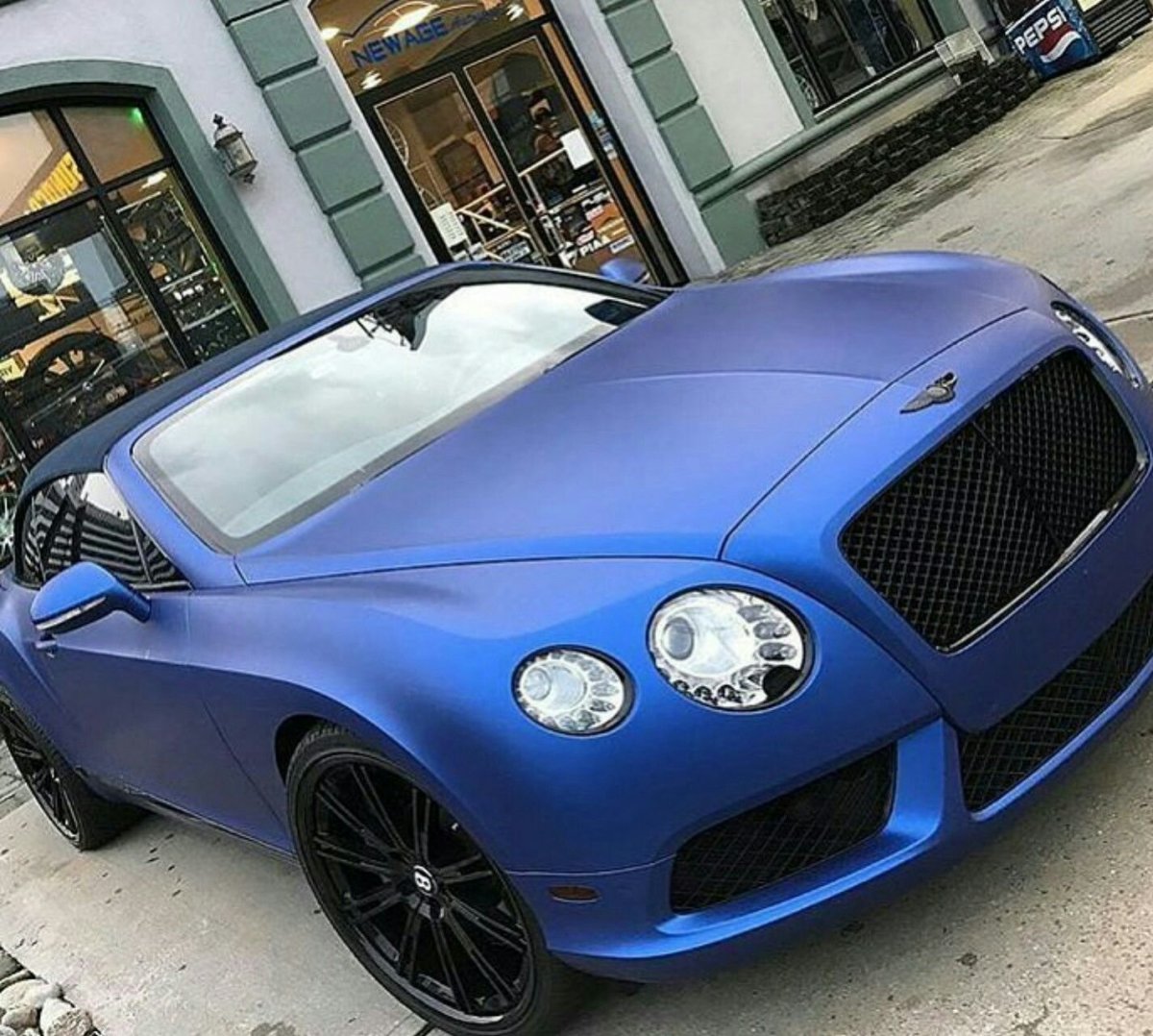 Continental gt синий матовый