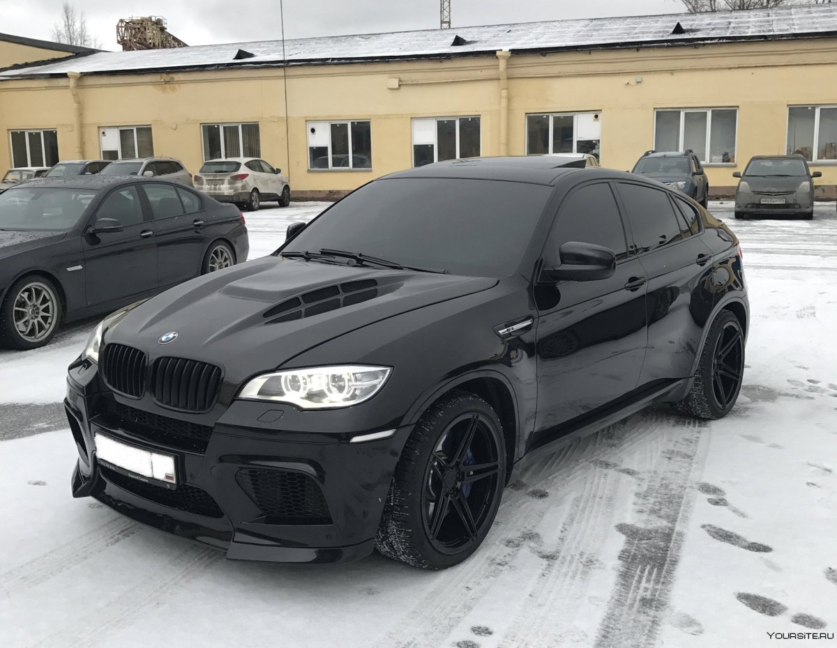 БМВ х6 черная