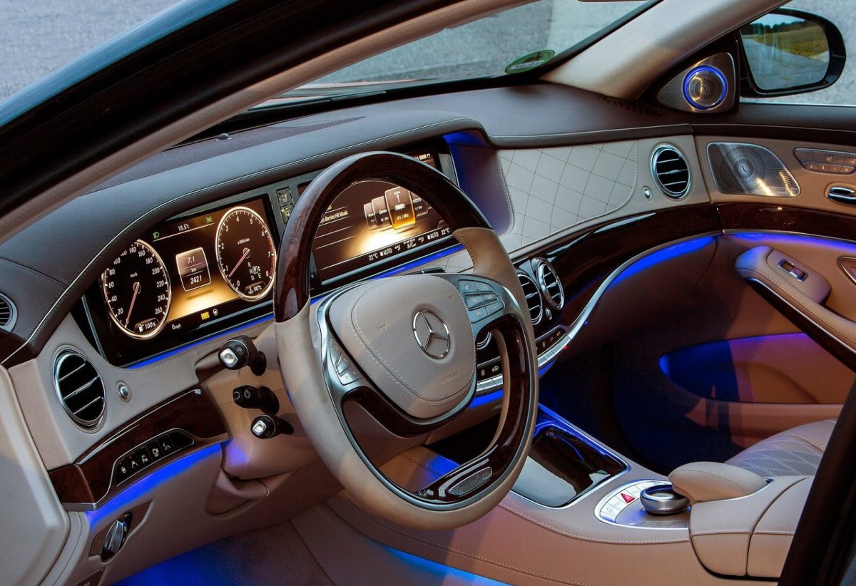 Mercedes Benz s class w222 салон