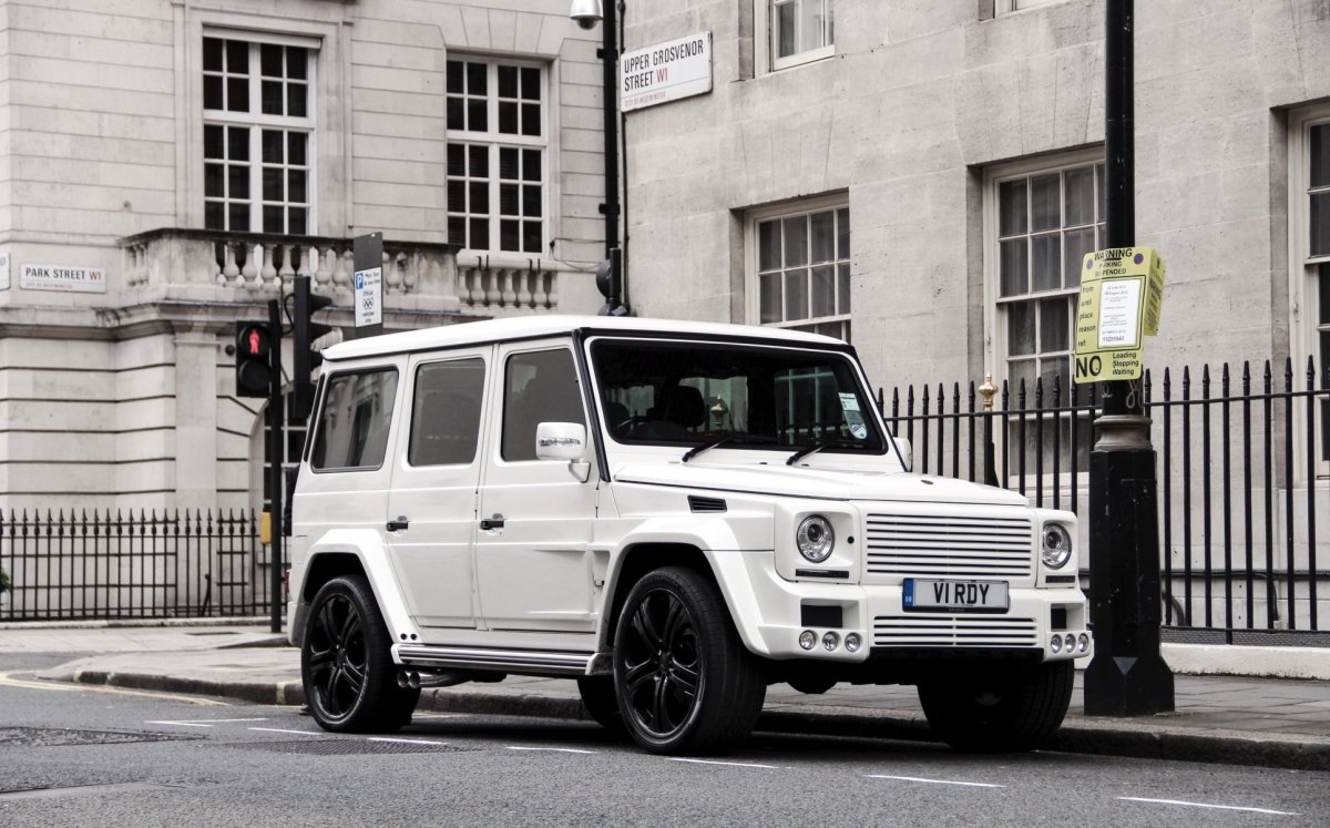 Мерседес g65 AMG белый