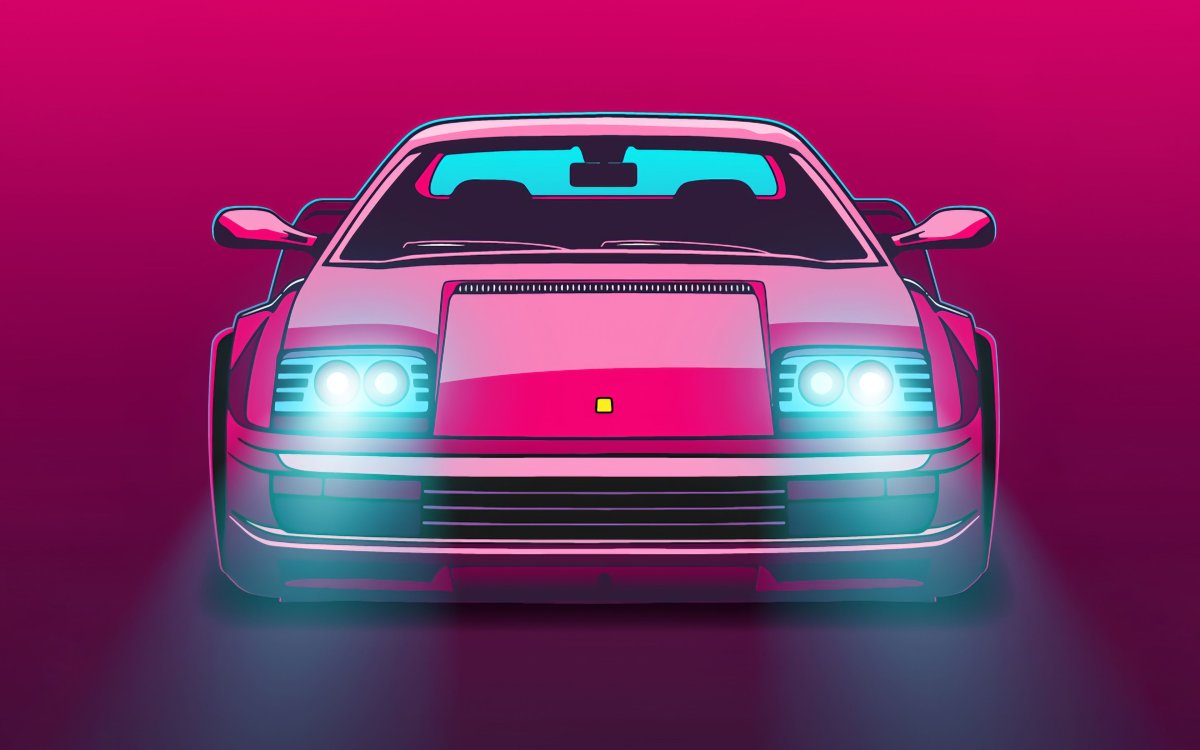 Ferrari f40 ретровейв