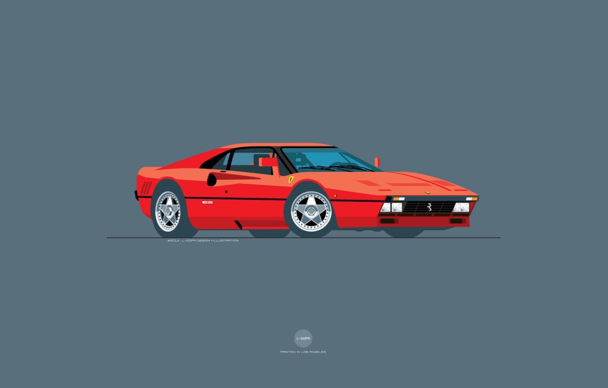 Ferrari 288 GTO Art