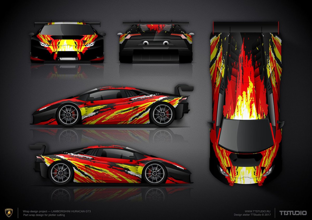 Lamborghini Huracan винил