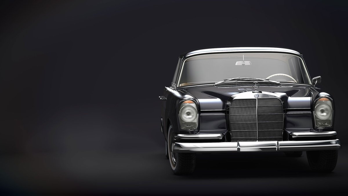 Mercedes-Benz w111 Fintail без зеркал