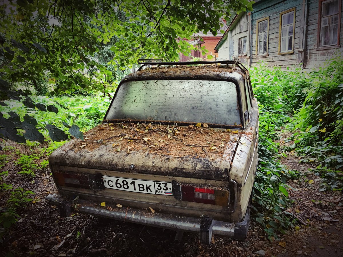 Заброшенные автомобили ВАЗ