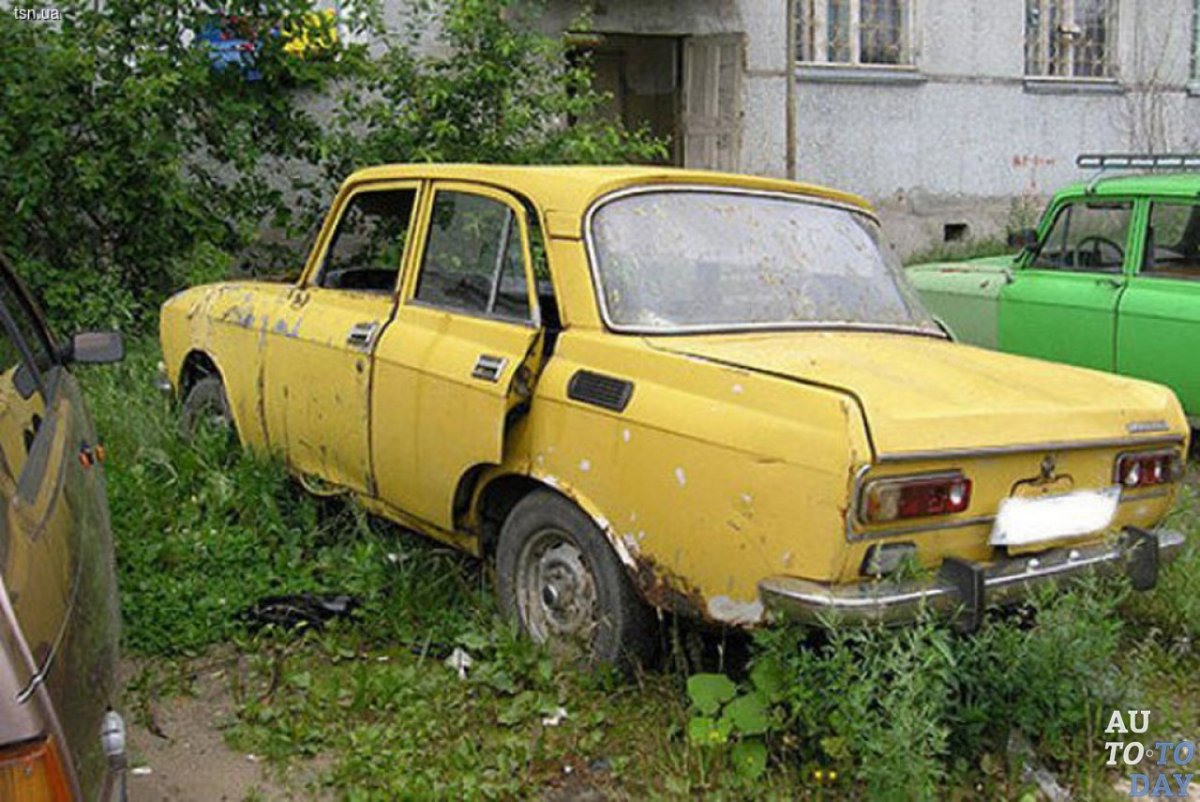 Брошенные автомобили такси