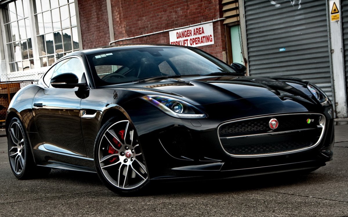 Jaguar f Type Coupe чёрный
