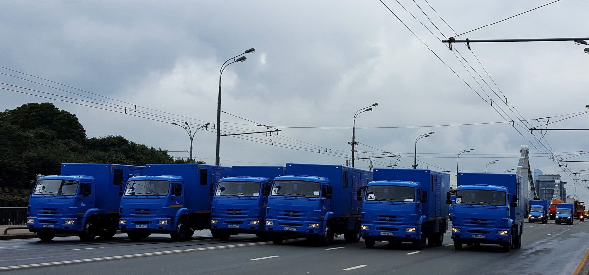 Экспедиторская колонна авто