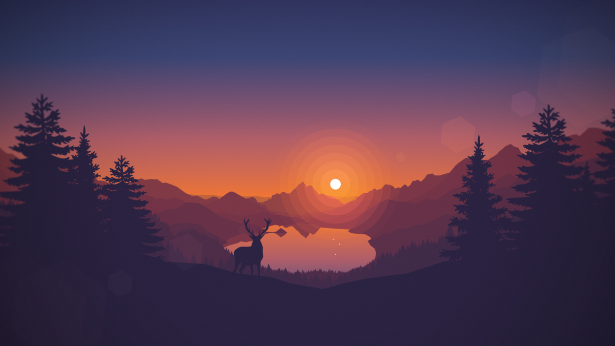 Фон Firewatch 4k