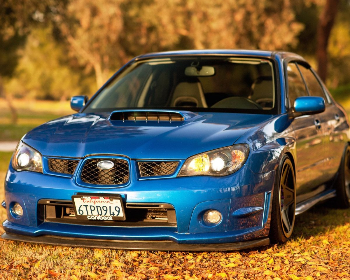 Subaru Impreza WRX 2002 красная