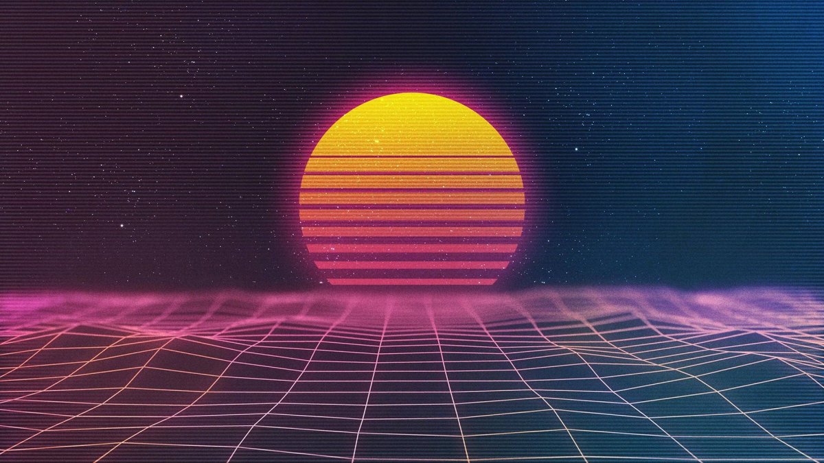 Неон ретровейв 80е