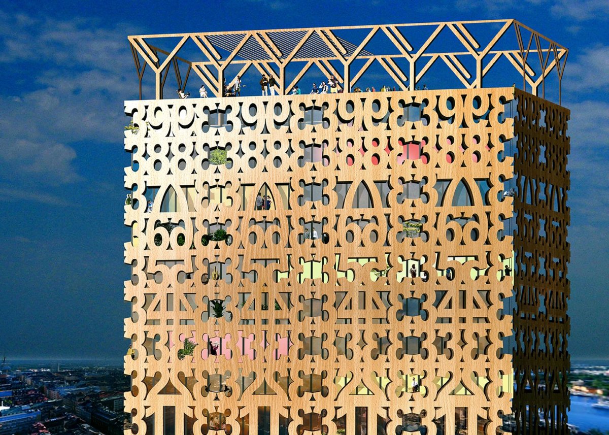 Небоскреб игра из дерева