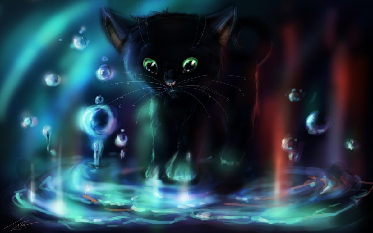 Котики арт