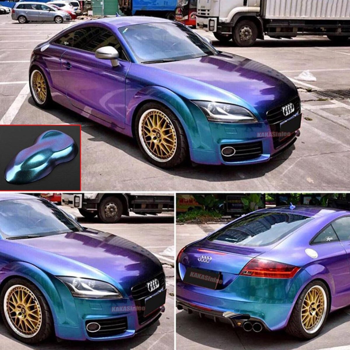 Satin Matte Chrome Metallic Vinyl Wrap