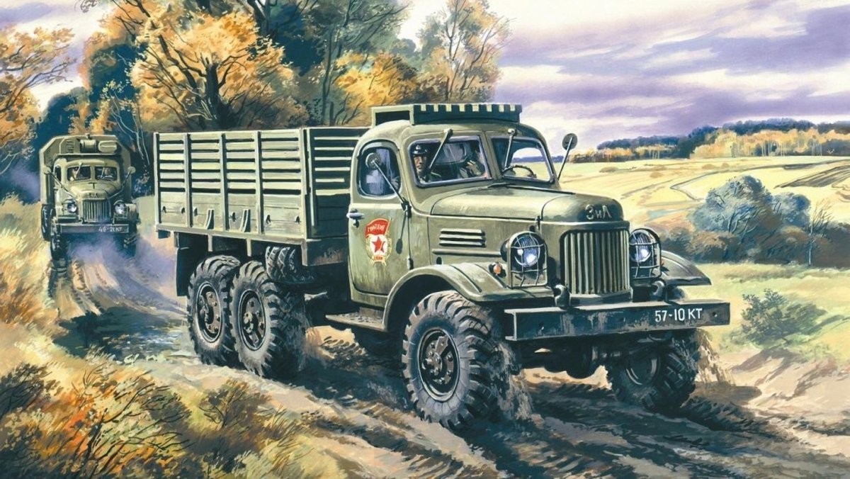 ЗИЛ-157 грузовой автомобиль автомобили ЗИЛ