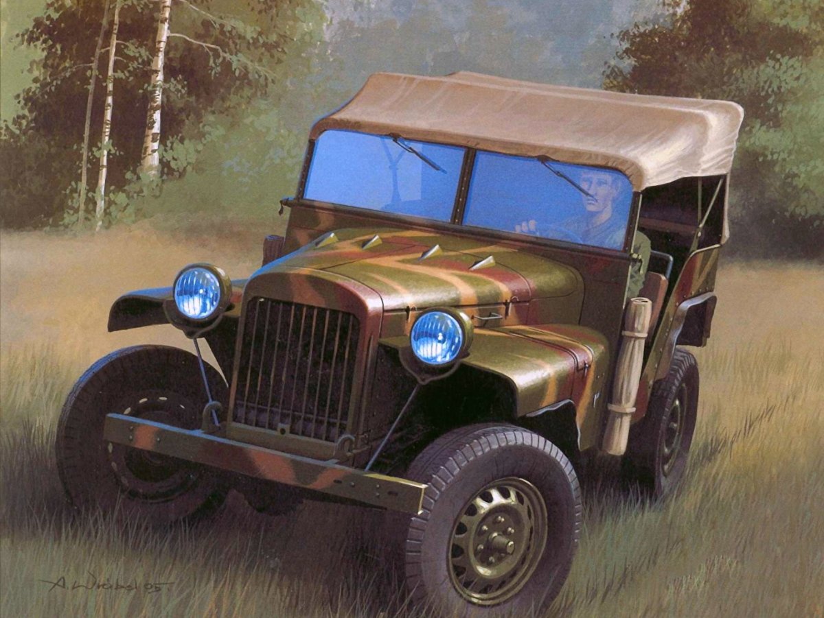 Автомобиль ГАЗ-67б арт