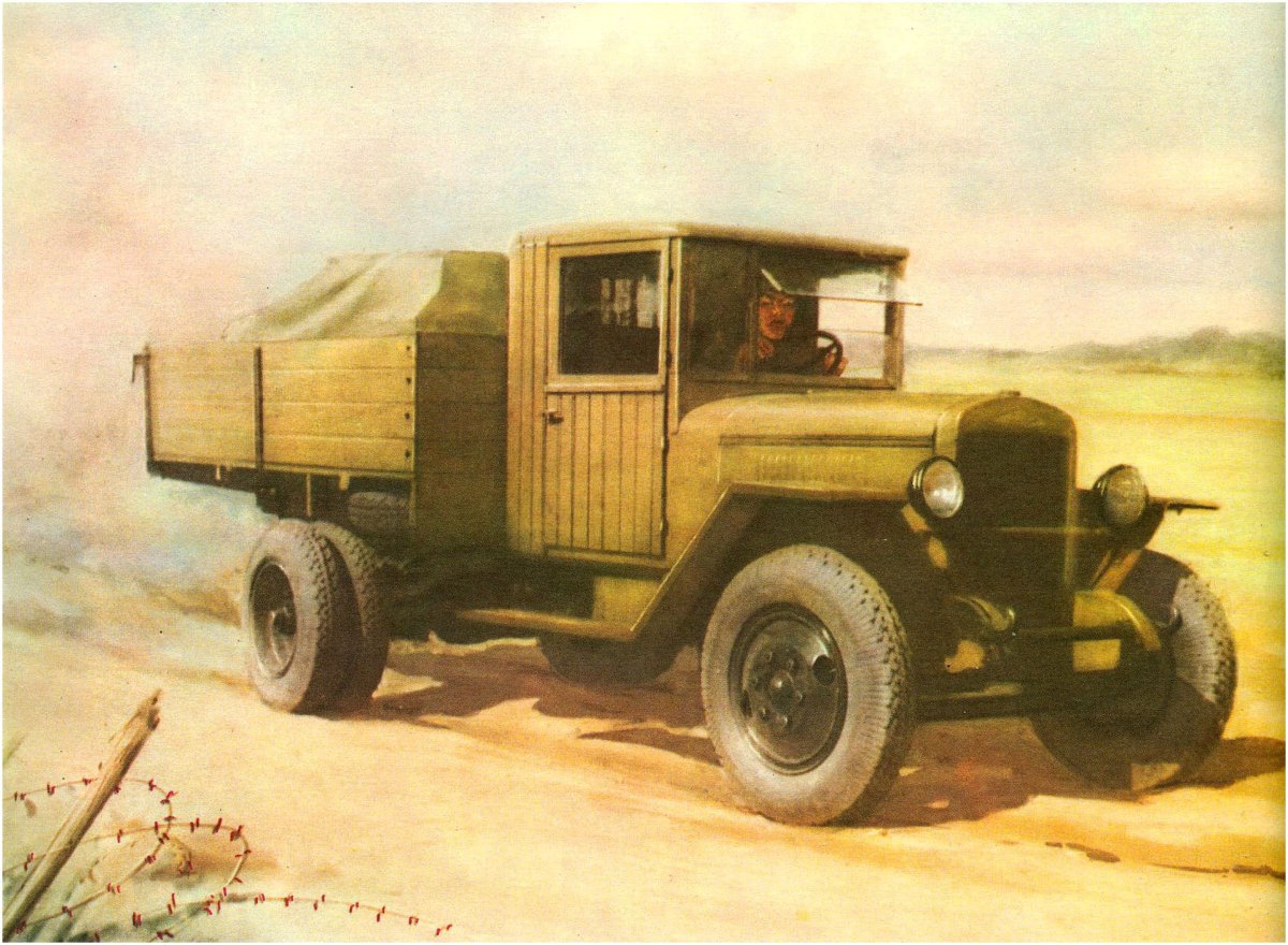 Полуторка и ЗИС 5