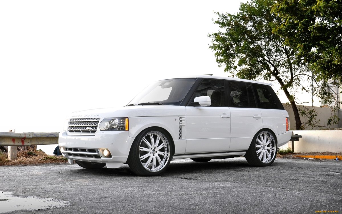 Land Rover range Rover белый