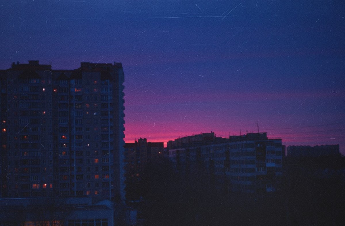 Панельки вечером