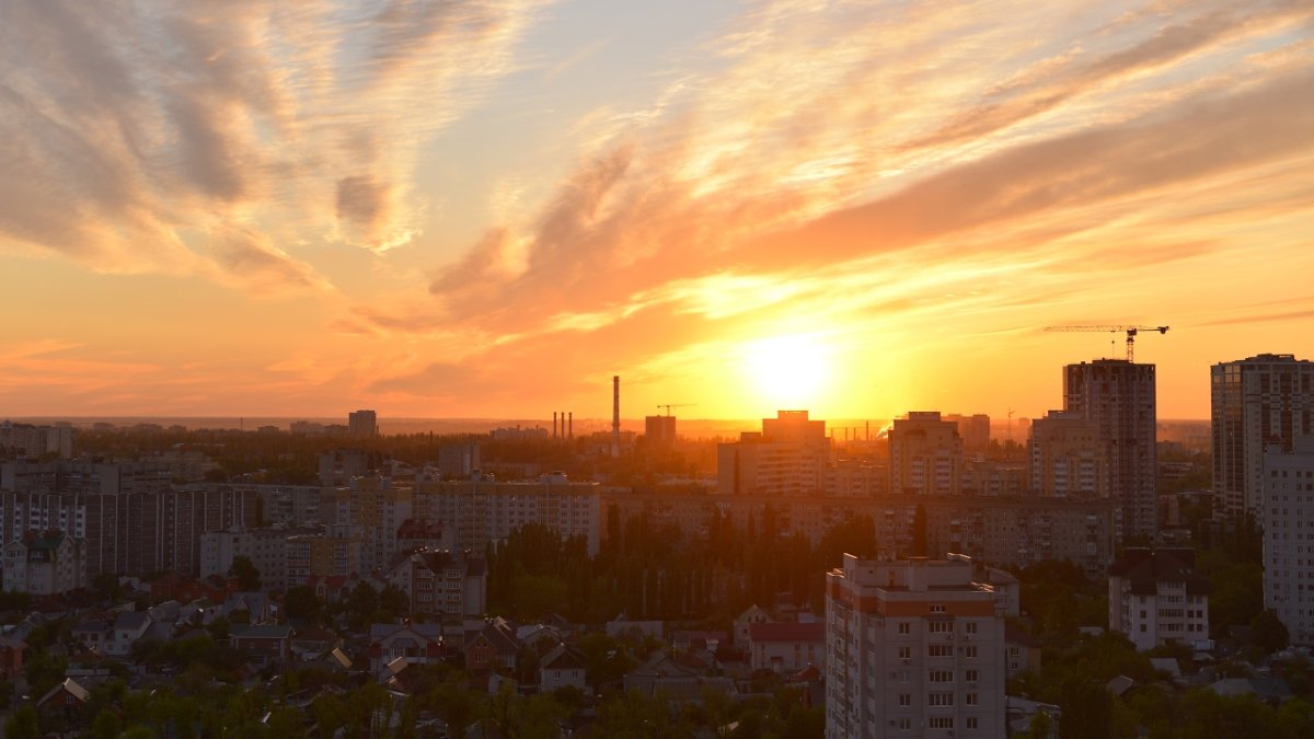 Рассвет на крыше
