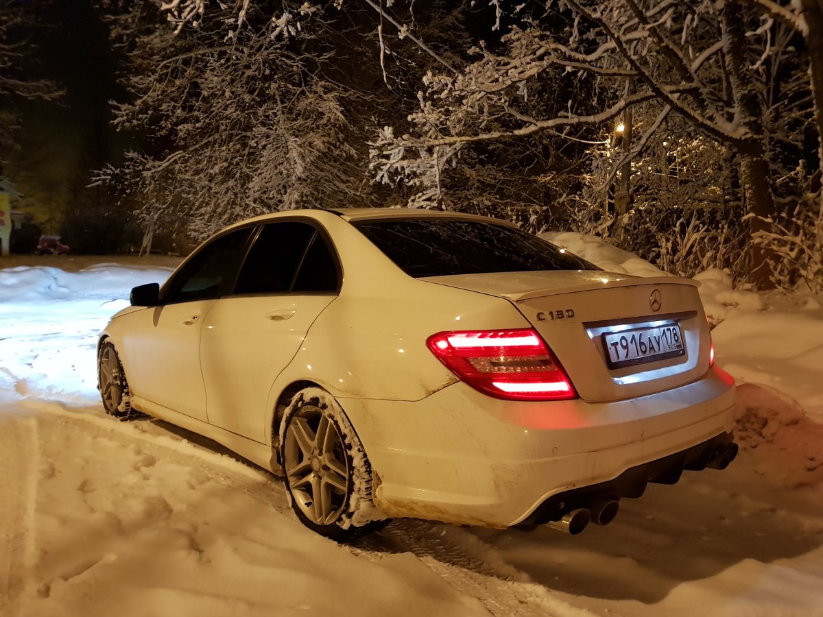 Мерседес w204 зима