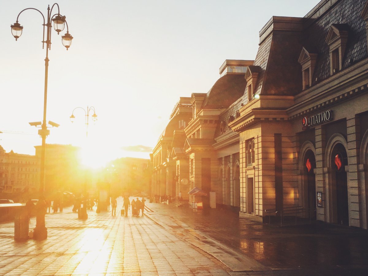 Утренний город