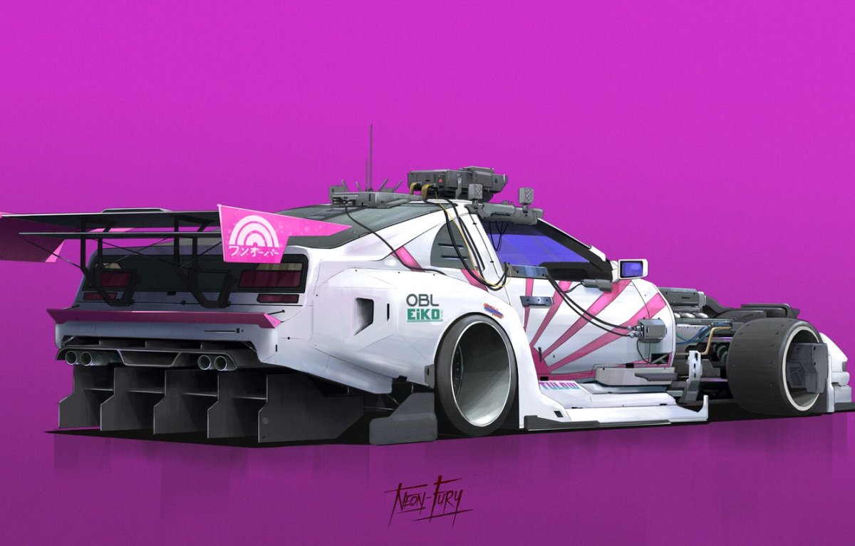 Cyberpunk Nissan 300