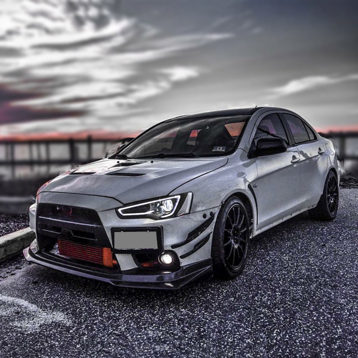 Mitsubishi EVO 10 чёрный