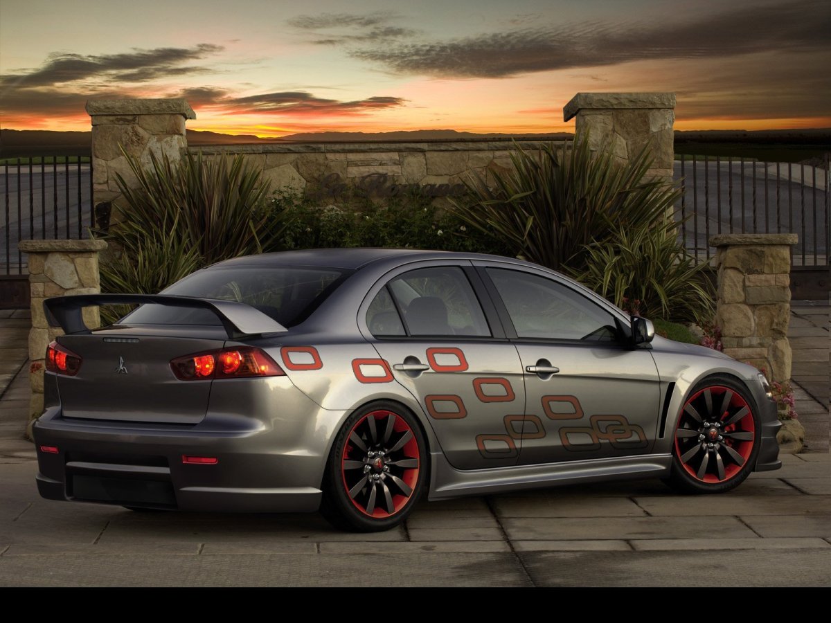 Mitsubishi Lancer Evolution 10 Grey