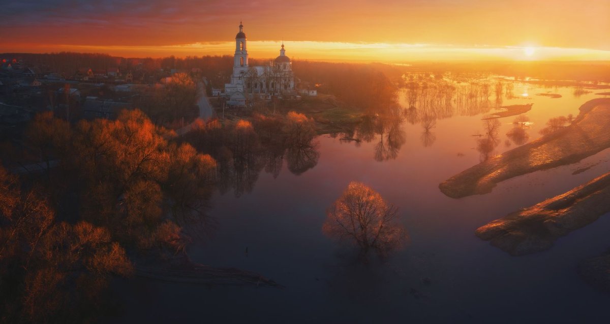Венец разлив рассвет