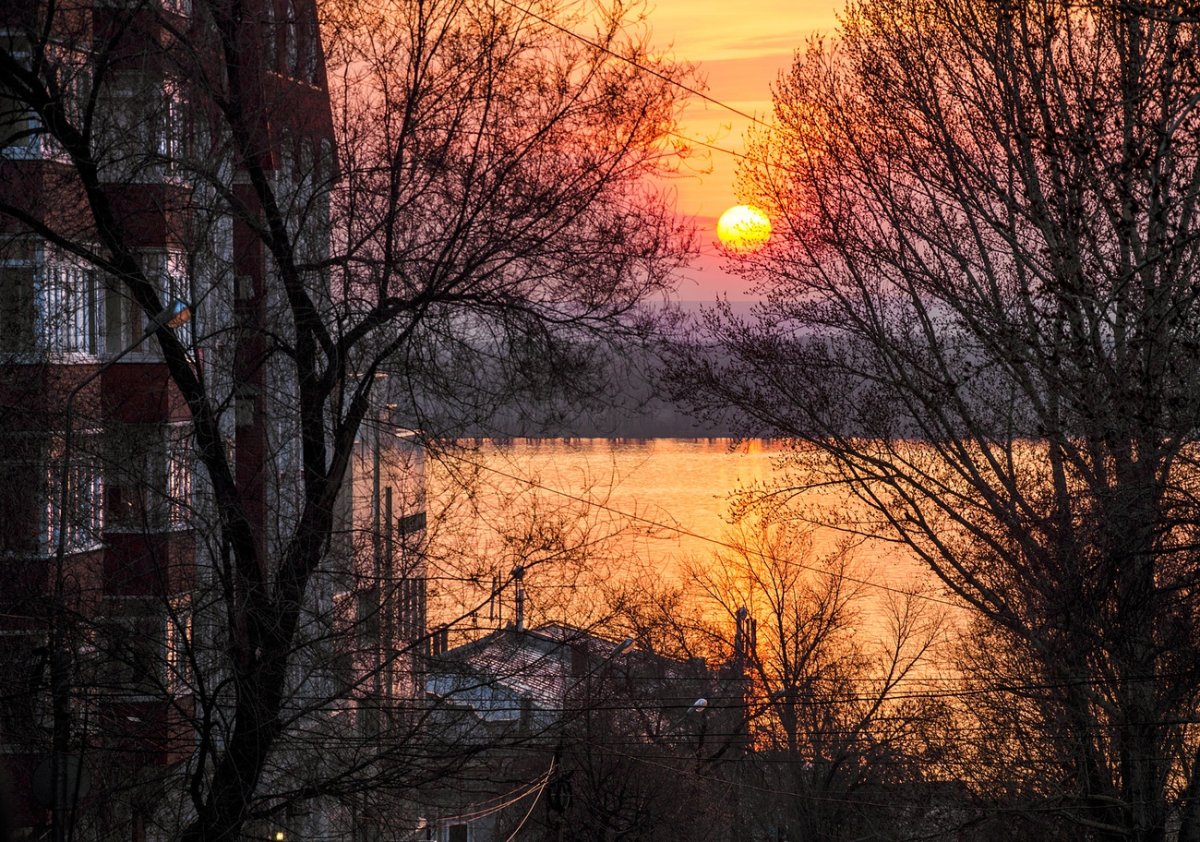 Закат в Самаре