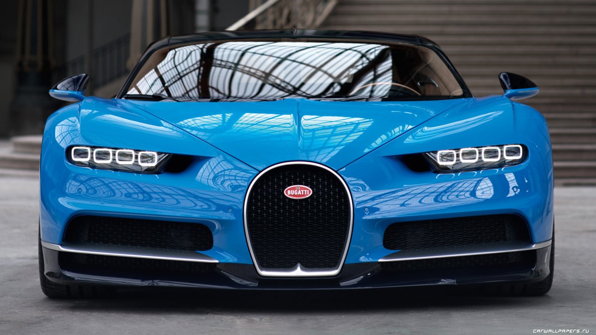 Bugatti Chiron зеленый