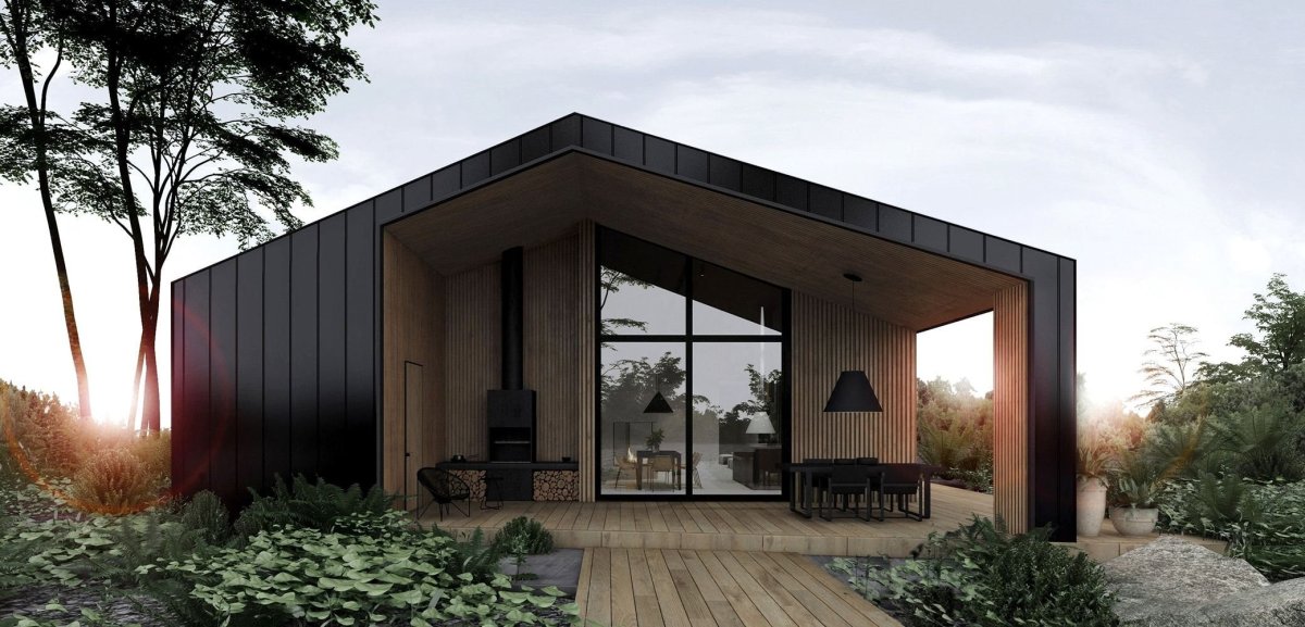 Беседка в стиле барнхаус Barn House