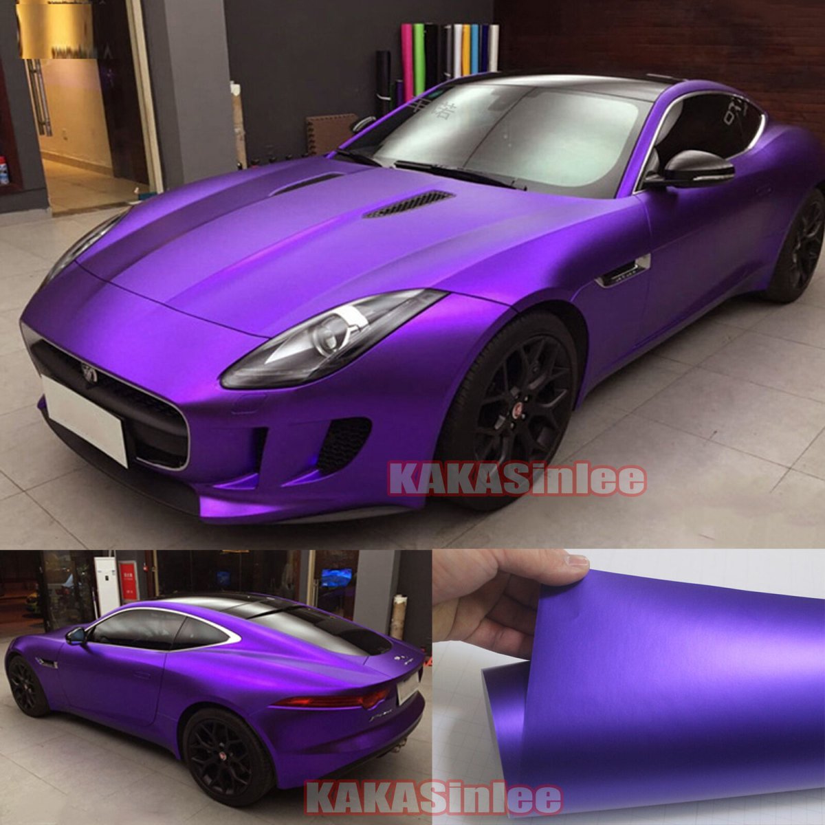 Matte Purple Gold TECKWRAP