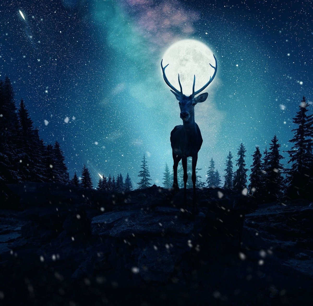 Олень космос