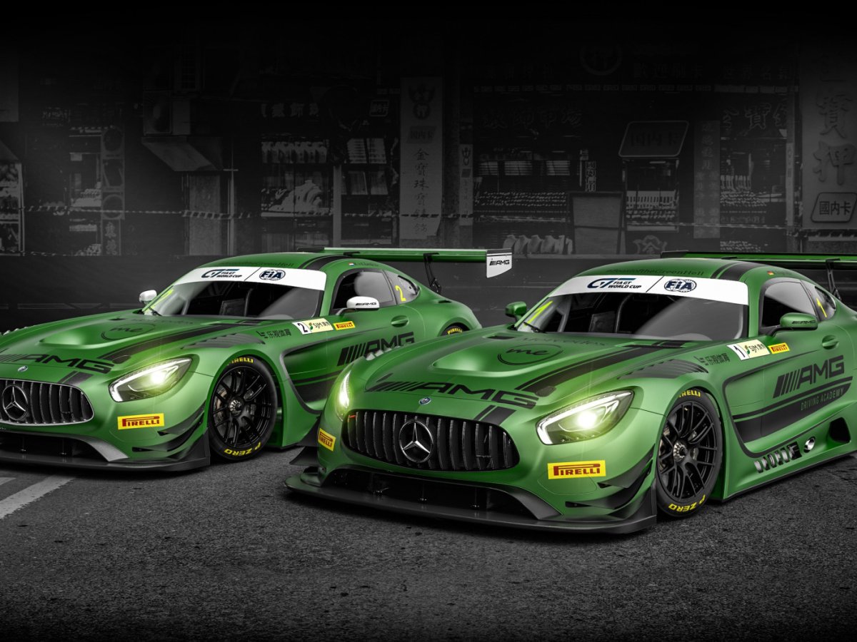 Обои 4к anime + cars AMG gt