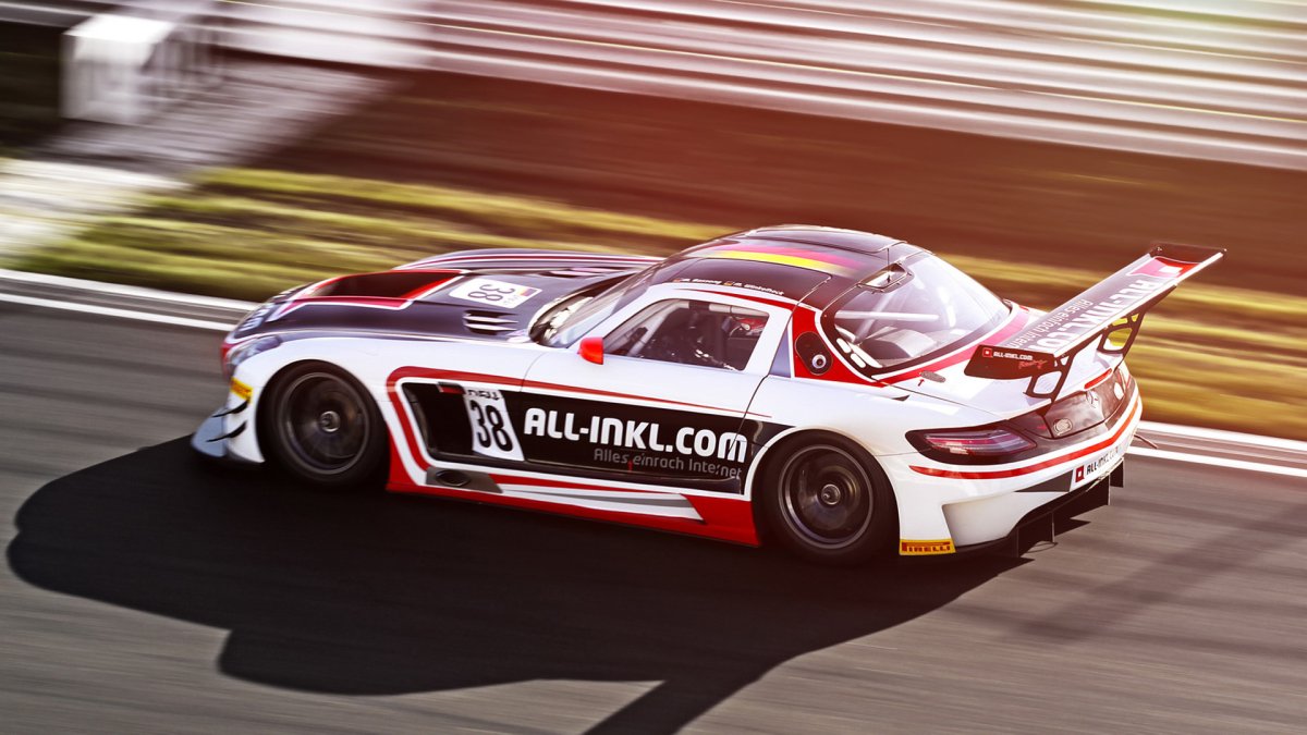 Mercedes SLS гоночный