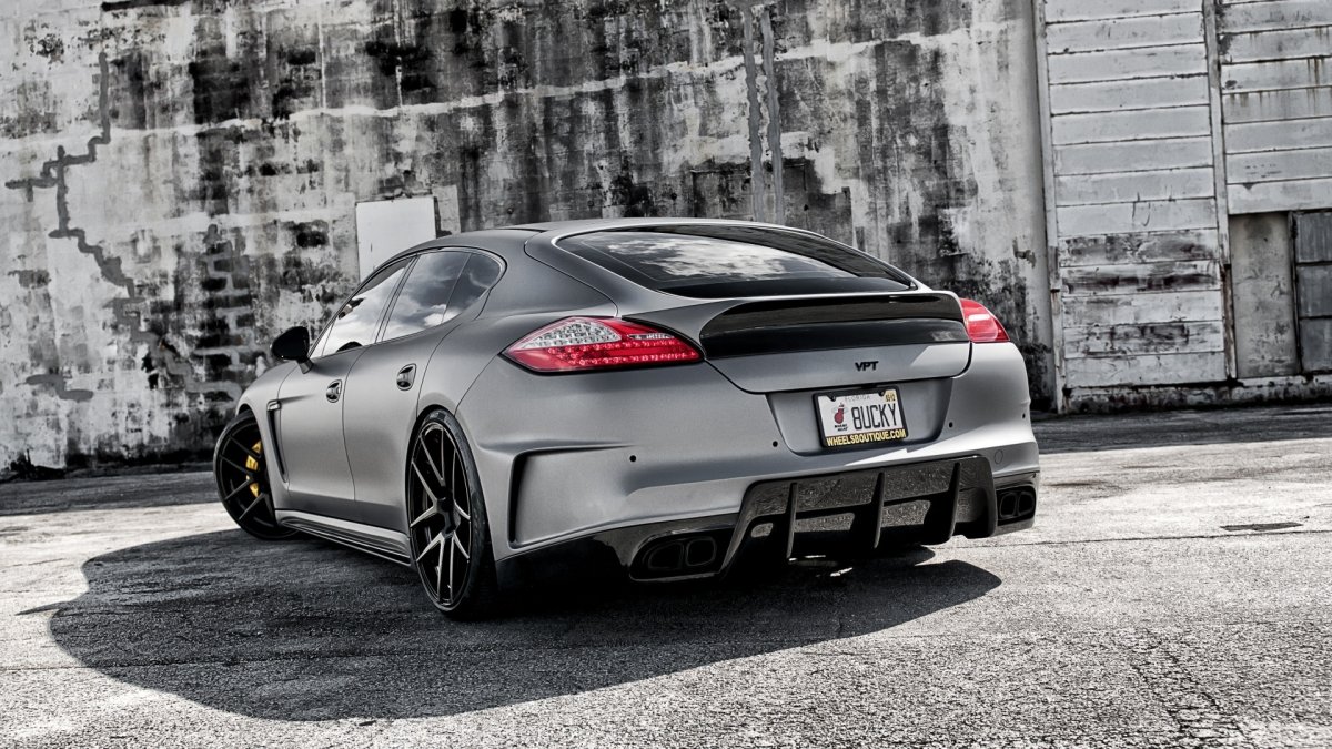 Panamera Porsche Turbo stance