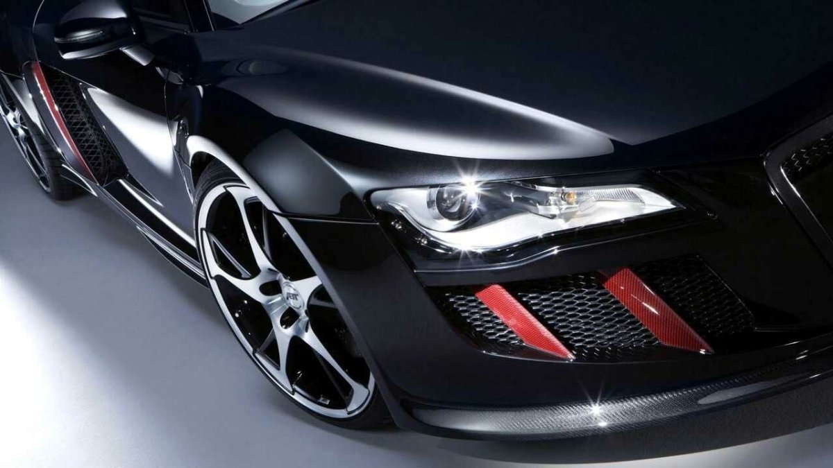 Audi r8 черная глянцевая