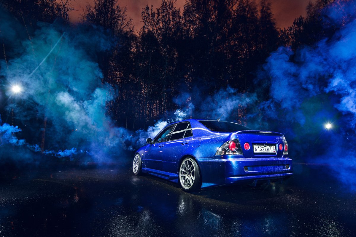Неон на Toyota Altezza