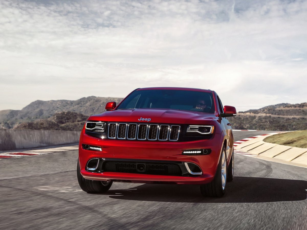 Jeep Grand Cherokee srt8 Red