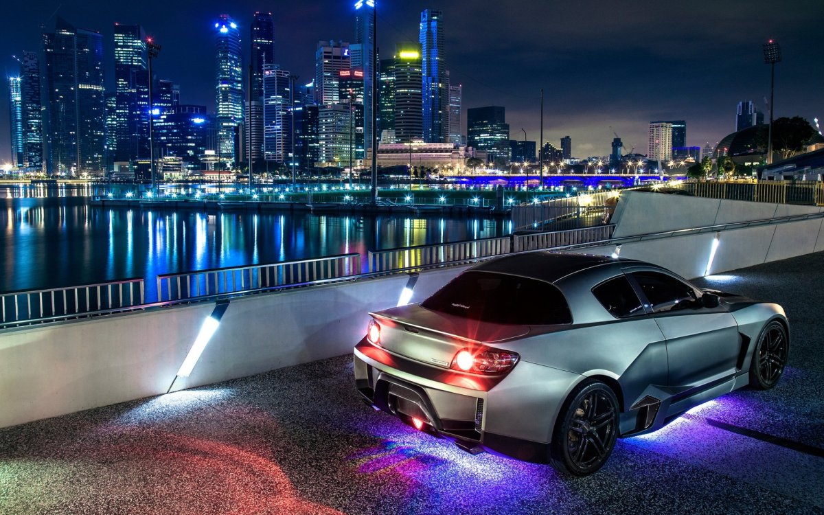 Mazda rx8 Неоновые