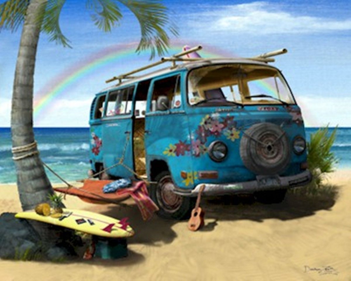 Volkswagen Transporter t1 серфинг