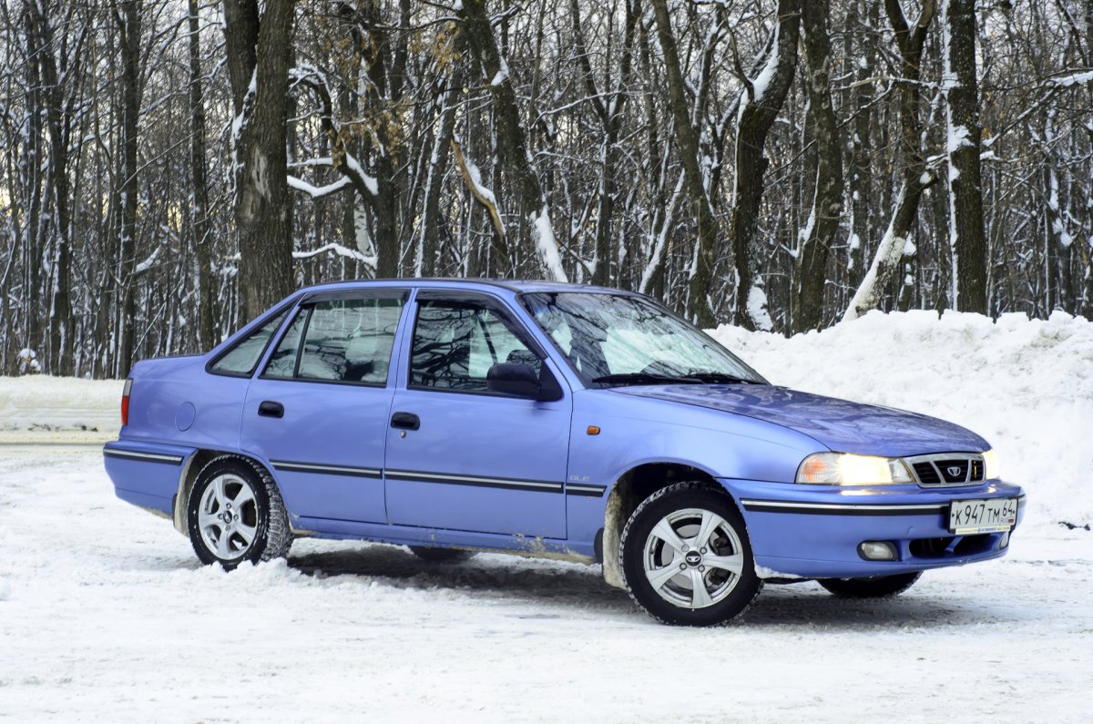 Daewoo Nexia 2007 зимой