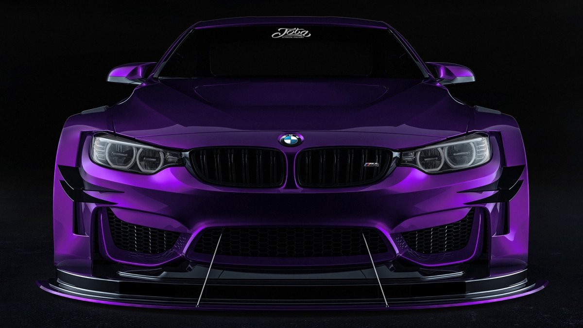 BMW m5 неоновая