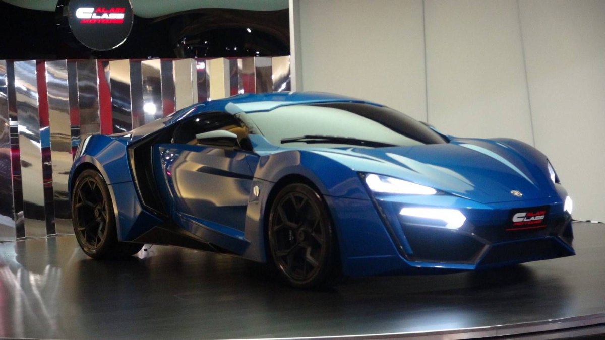 Lykan Hypersport синяя