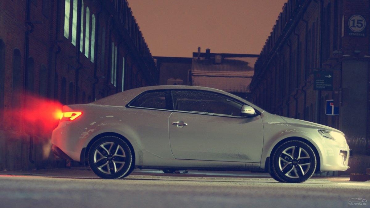 Kia Cerato Koup фиолет ночь
